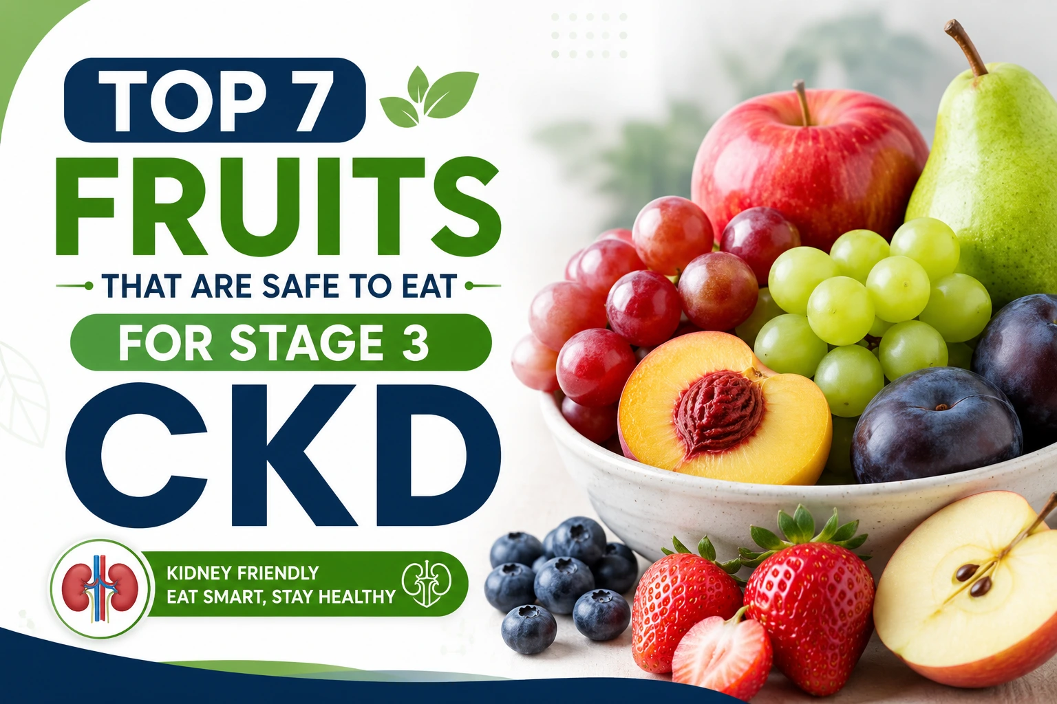 Top 7 Fruits that Are Safe to Eat for Stage 3 CKD